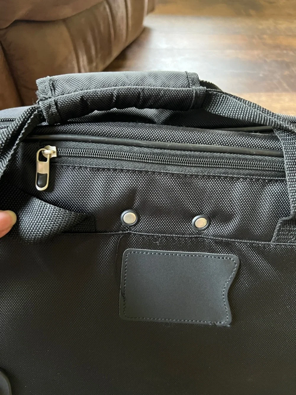 Targus rolling work bag. Black. Silver-toned hardware. - Picture 16 of 16